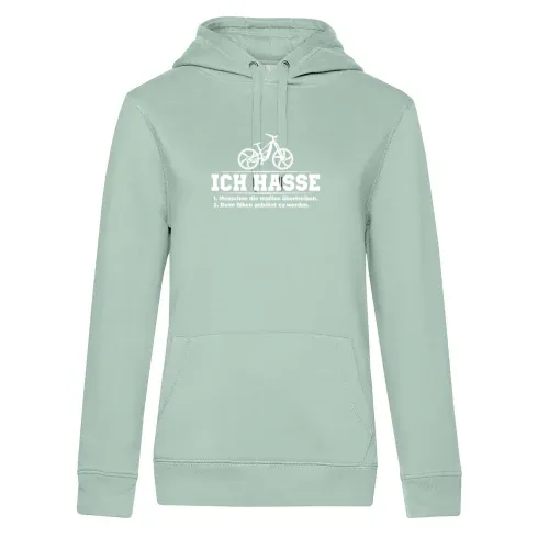 Radfahrer Hasst Menschen die Übertreiben und Blitzer Hoodie Frauen Queen Hooded