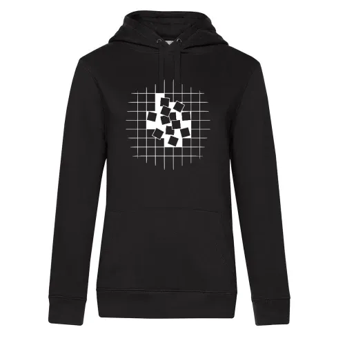 Raster durcheinander Frauen Hoodie