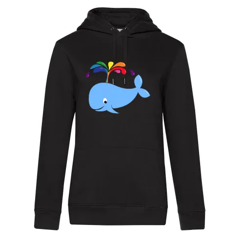 Regenbogenwal Hoodie