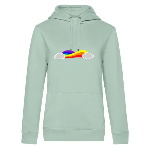 Regenbogenwolken Band Hoodie