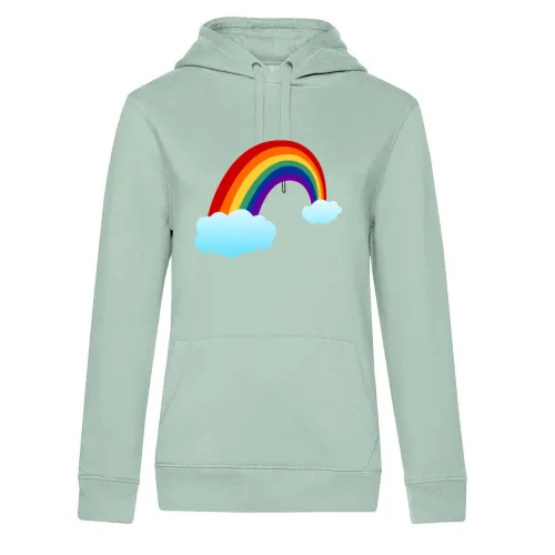 Regenbogenwolken Hoodie