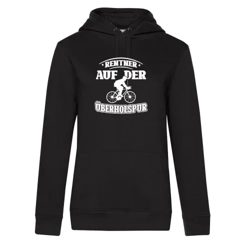 Rentner Radfahrer Überholspur - Opa Mountainbiker Hoodie