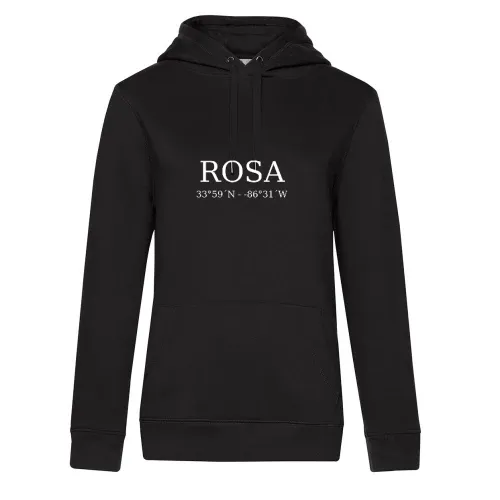 Rosa Koordinaten Frauen Hoodie Rosa Koordinaten Hoodie