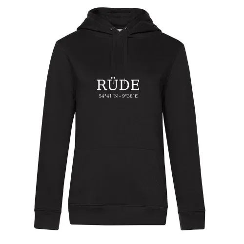 Rüde Koordinaten Frauen Hoodie Rüde Koordinaten Hoodie