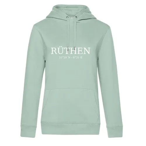 Rüthen Koordinaten Hoodie Frauen Queen Hooded