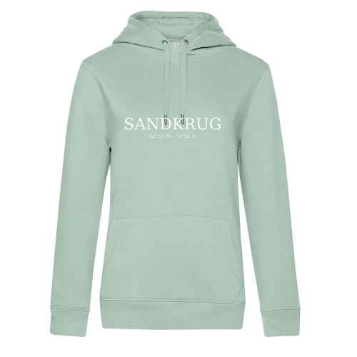 Sandkrug Koordinaten Hoodie Frauen Queen Hooded