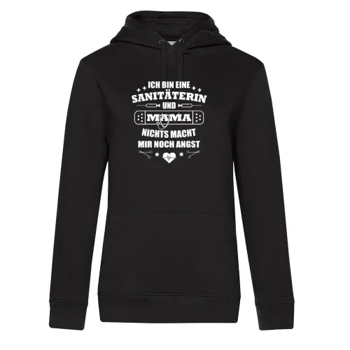 Sanitäter Mama Nichts Macht Mir Noch Angst Sani Hoodie Frauen Queen Hooded