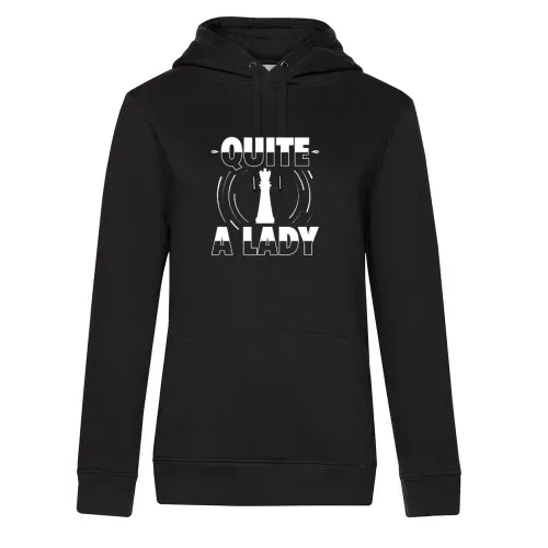 Schach Quite A Lady Schachspieler Dame Schachmatt Frauen Hoodie