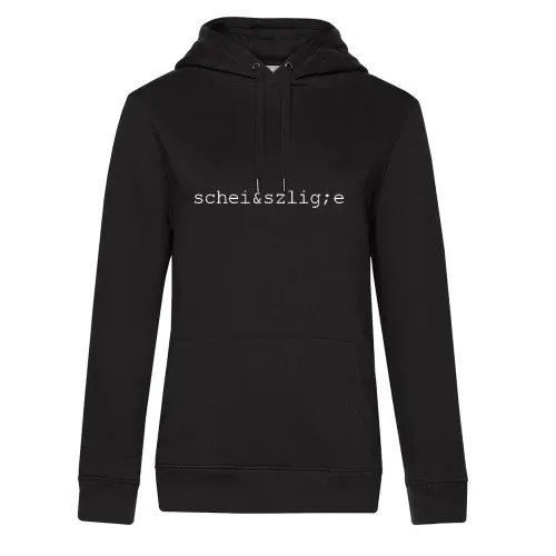 Scheiße Ascii Code Hoodie Frauen Queen Hooded