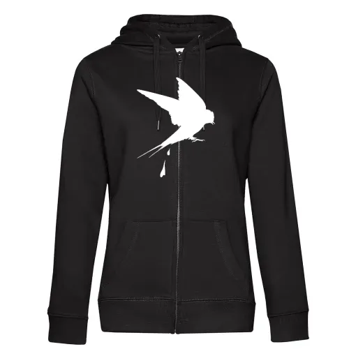Scheißende Schwalbe Frauen Hoodie