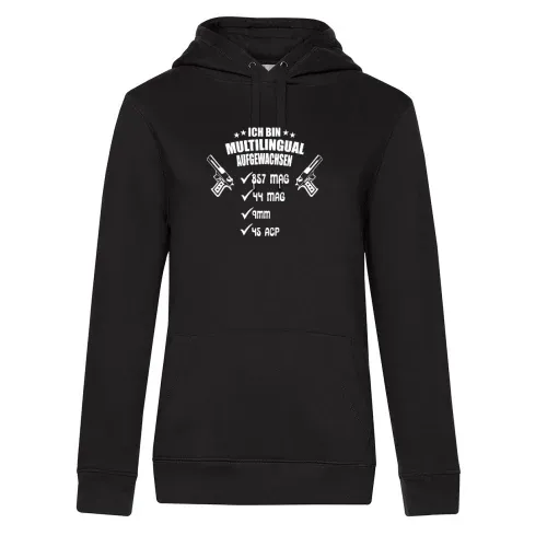Schießstand Pistolen Revolver Sportschütze Lustig Hoodie Frauen Queen Hooded