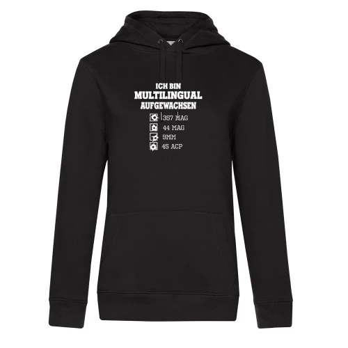 Schießstand Schützenverein Pistolen Sprache Spruch Frauen Hoodie