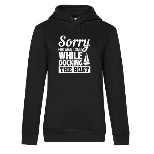 Schimpfender Bootsfahrer, Segelboot Fahrer Hoodie