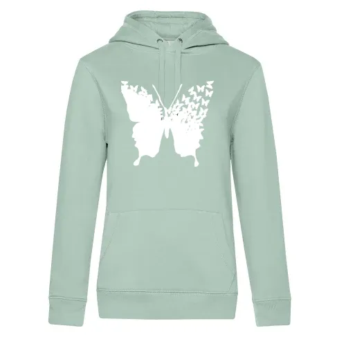 Schmetterlinge Frauen Hoodie