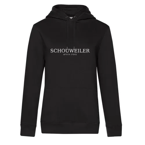 Schouweiler Koordinaten Hoodie Frauen Queen Hooded