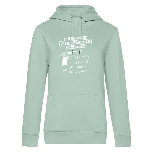 Schützenverein Schießstand Pistolen Revolver Motiv Hoodie Frauen Queen Hooded