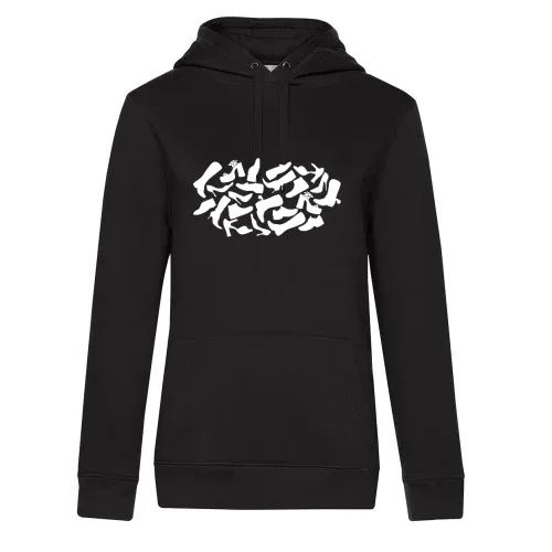 Schuhe Hoodie Frauen Queen Hooded