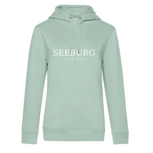 Seeburg Koordinaten Hoodie Frauen Queen Hooded