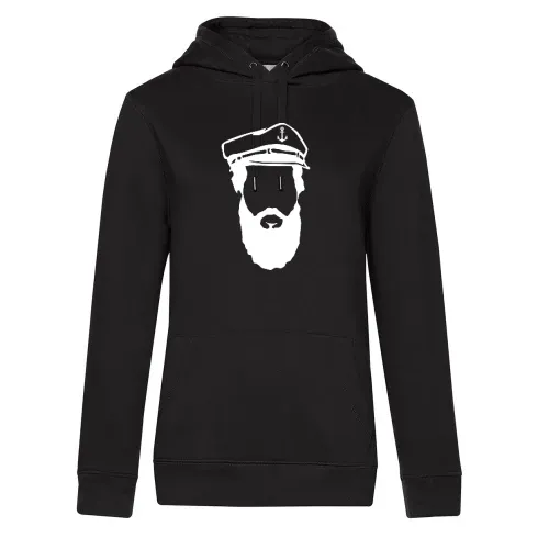 Seemann mit Bart Frauen Hoodie Seemann mit Bart Hoodie