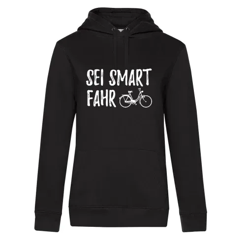 Sei Smart fahr Rad Hoodie Frauen Queen Hooded