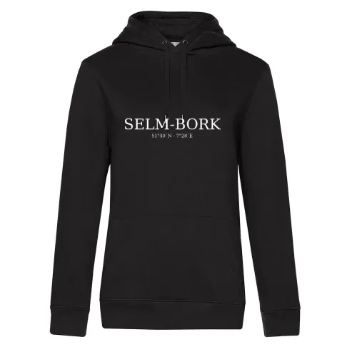 Selm-bork Koordinaten Hoodie Frauen Queen Hooded