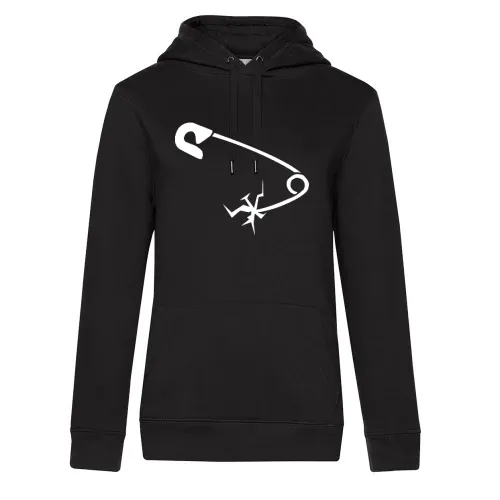 Sicherheitsnadel steckt in dir Frauen Hoodie