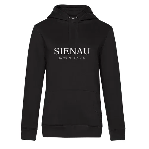 Sienau Koordinaten Hoodie Frauen Queen Hooded