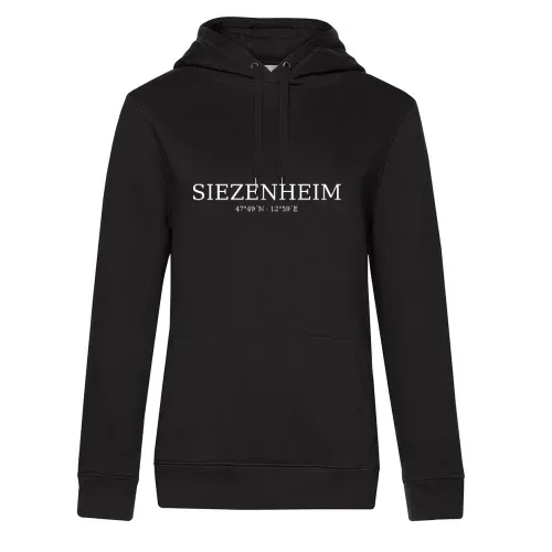 Siezenheim Koordinaten Hoodie Frauen Queen Hooded