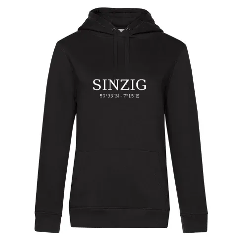 Sinzig Koordinaten Frauen Hoodie Sinzig Koordinaten Hoodie