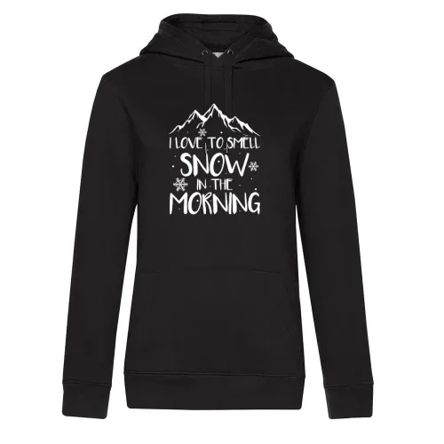 Ski Skifahrer Snowboarder Love Snow Wintersport Hoodie Frauen Queen Hooded