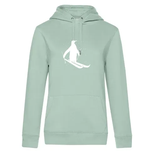 Skifahrer Pinguin Apres Ski Skiurlaub Skipiste Hoodie