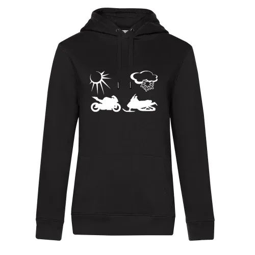 Sommer- vs. Wintermobile Hoodie