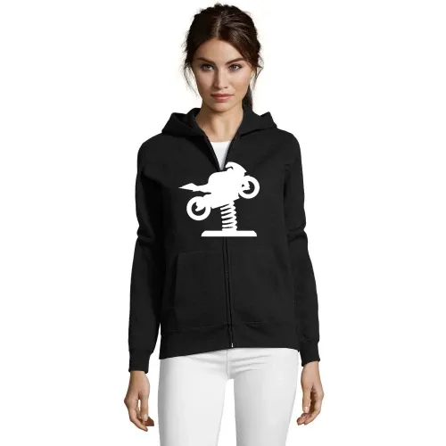 Spielplatzmotorrad zum Wackeln Frauen Hoodie