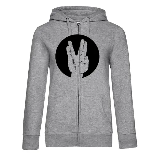 Spock Vulkanier Gruß Kreis Frauen Hoodie