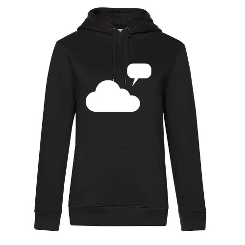 sprechende Wolke Frauen Hoodie