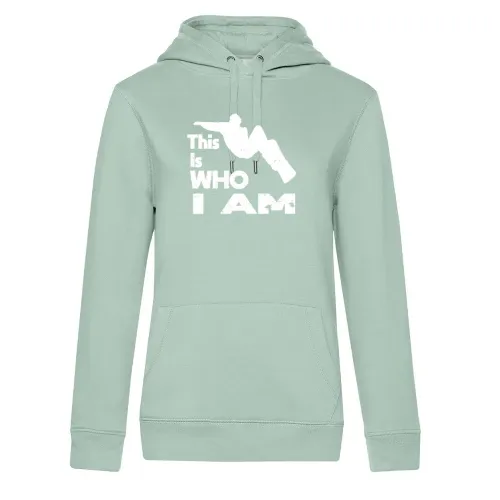 Springender Snowboarder Tricksprung Hoodie