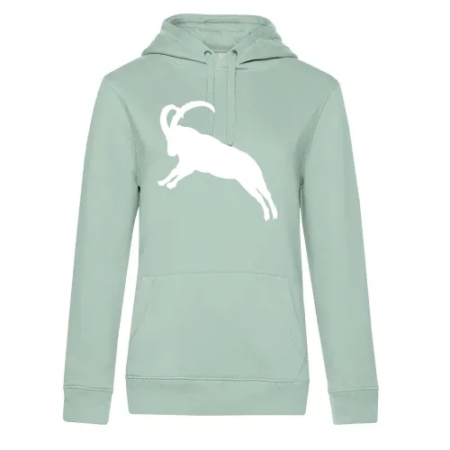 springender Steinbock Frauen Hoodie