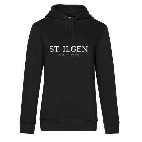St. Ilgen Koordinaten Hoodie Frauen Queen Hooded