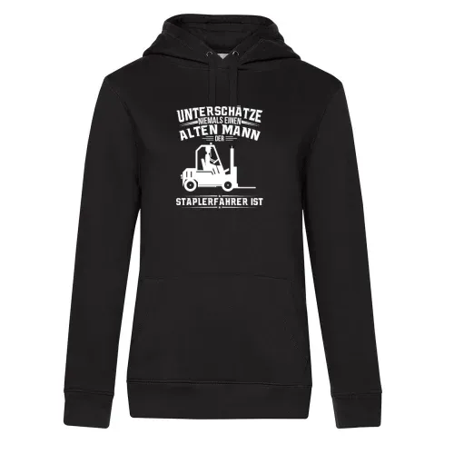 Staplerfahrer Gabelstapler Alter Mann Spruch Frauen Hoodie Staplerfahrer Gabelstapler Alter Mann Spruch Hoodie