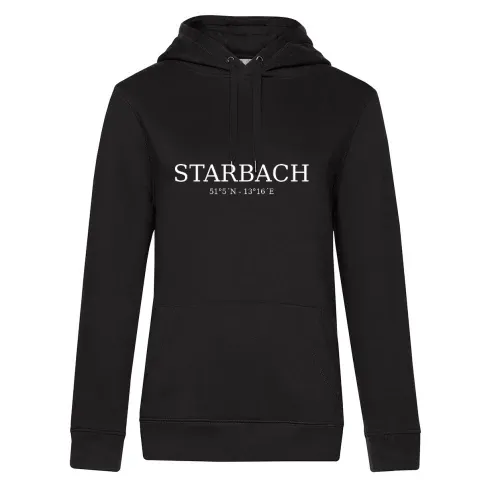 Starbach Koordinaten Frauen Hoodie Starbach Koordinaten Hoodie