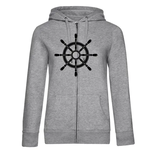 Steuerrad vom Schiff Frauen Hoodie
