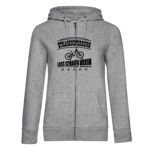 Straßensperrung EBiker MTB Lustig Radfahrer Spruch Frauen Hoodie