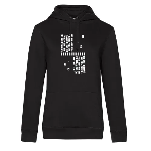 Straßeverkehr vor Zebrastreifen Hoodie