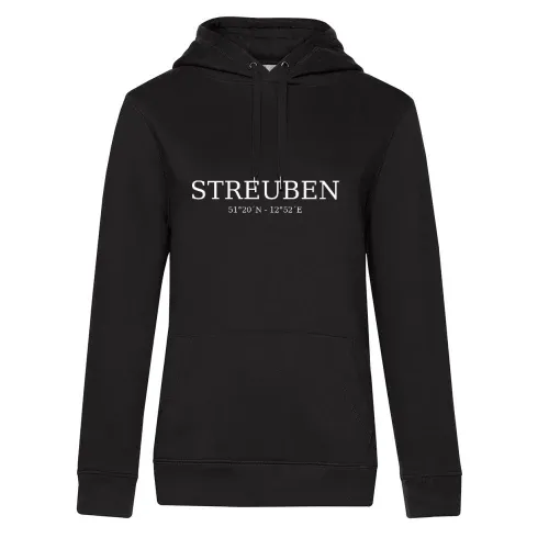 Streuben Koordinaten Frauen Hoodie Streuben Koordinaten Hoodie