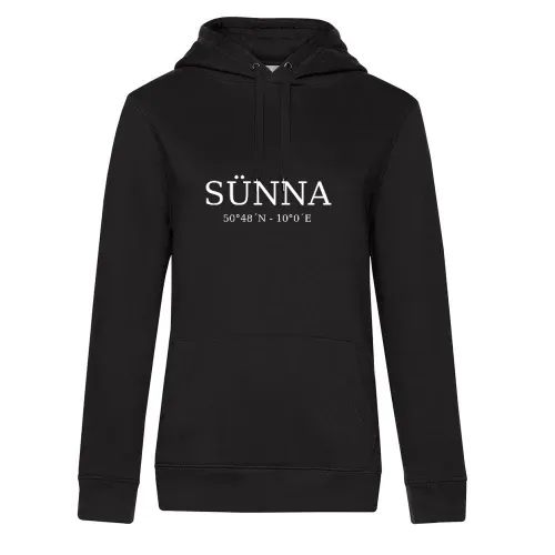 Sünna Koordinaten Frauen Hoodie Sünna Koordinaten Hoodie