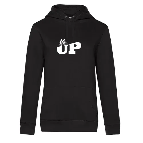 Tandem Fahrrad Bergetappe - UP Hoodie Frauen Queen Hooded