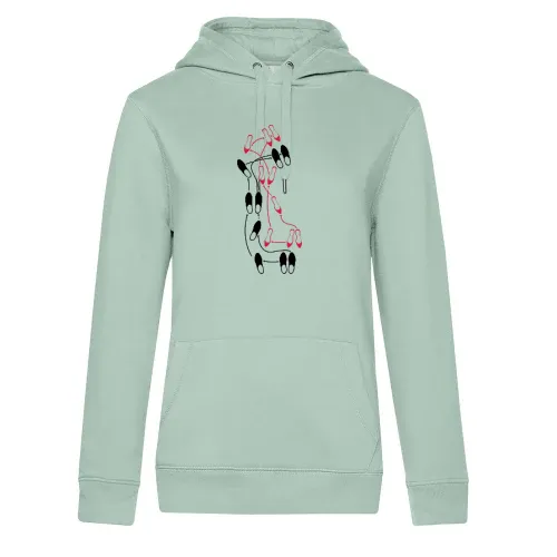 Tango Tanzschritte Frauen Hoodie Tango Tanzschritte Hoodie