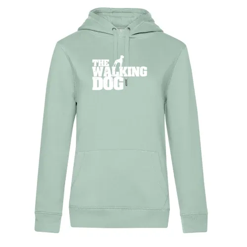The Walking Dog Zombie Hunde Design Geschenkidee Hoodie Frauen Queen Hooded
