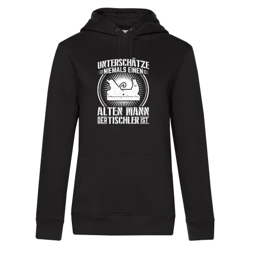 Tischler Mann Basteln Zimmermann Handwerker Hobel Hoodie Frauen Queen Hooded