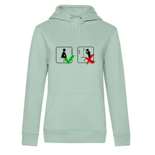 Toilettenregeln Hoodie Frauen Queen Hooded